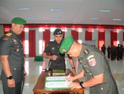Danrem 151/Binaiya Serah Terimakan Jabatan Dandim 1507/Saumlaki