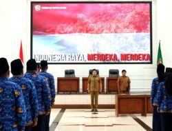 63 PPPK Tenaga Kesehatan Pemprov Formasi Tahun 2022 di Lantik Sekda Maluku