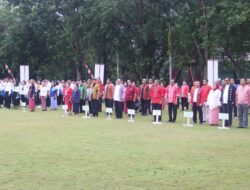 Rektor Unpatti Pimpin Upacara HUT RI ke-79