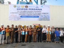 Penjabat Gubernur Maluku Melepas Ekspor Perdana PT.Celebes Ocean Fisheries Komoditi Frozen