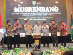 Gubernur Maluku Buka Musrenbang RPJMD 2025-2029: Tegaskan Visi Transformasi Maluku Menuju Indonesia Emas 2045